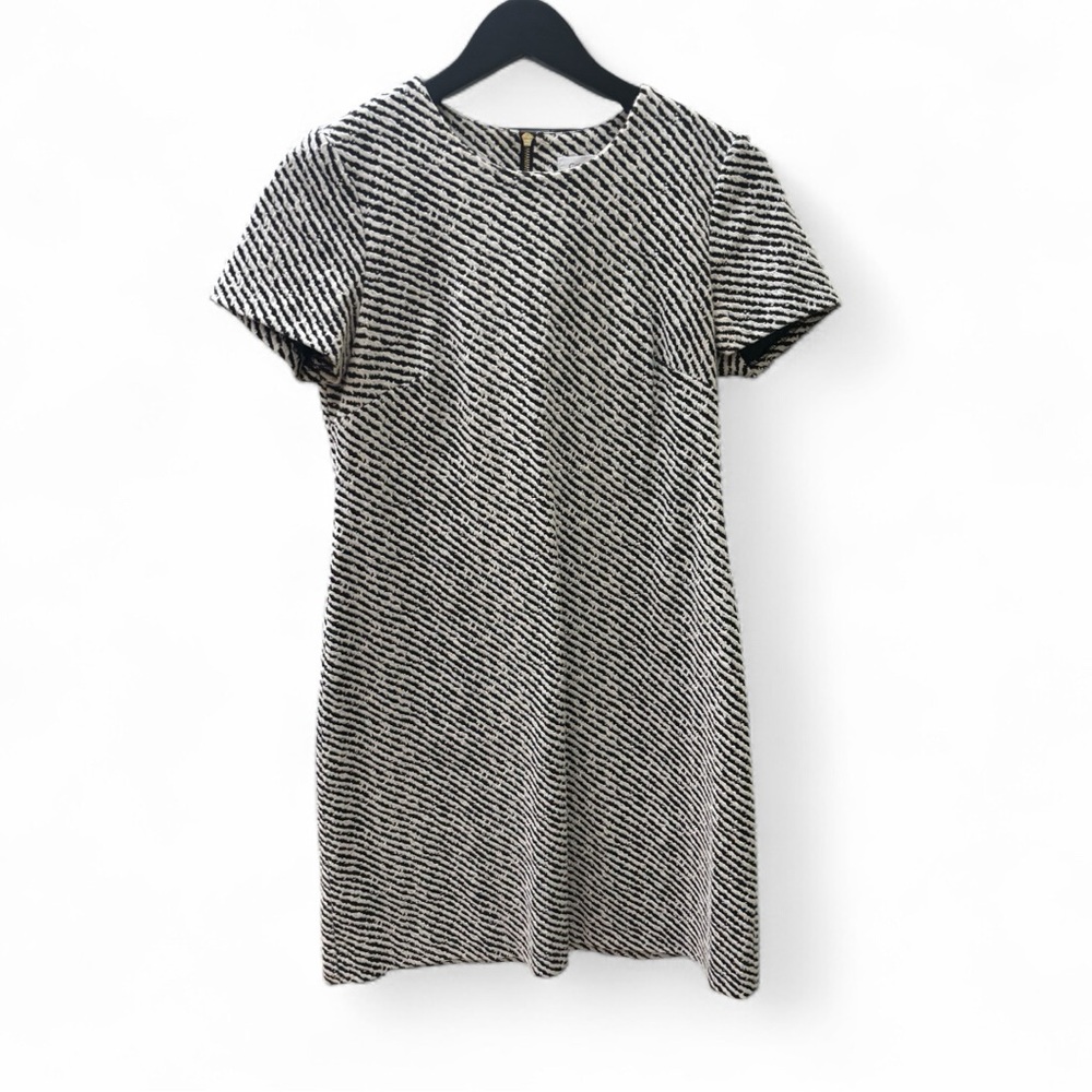 Calvin Klein Monochrome Striped Midi Dress